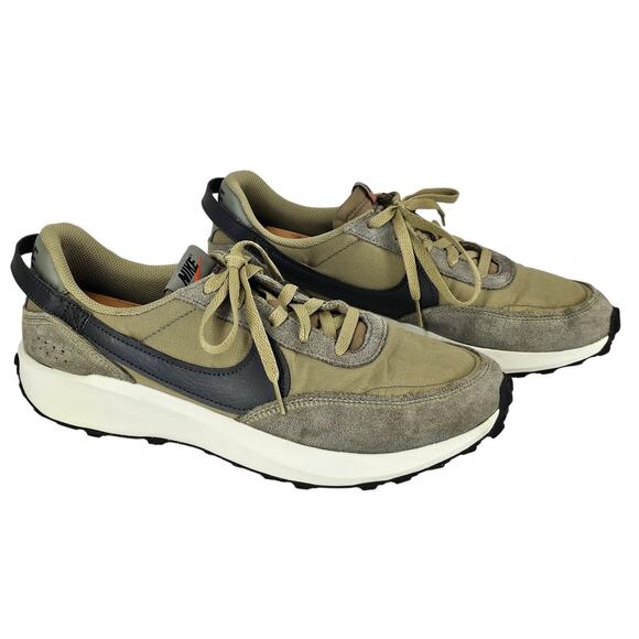 NIKE WAFFLE DEBUT SE MEN'S SHOES NEUTRAL OLIVE/DARK STUCCO SIZE 11 - Picture 1 of 12